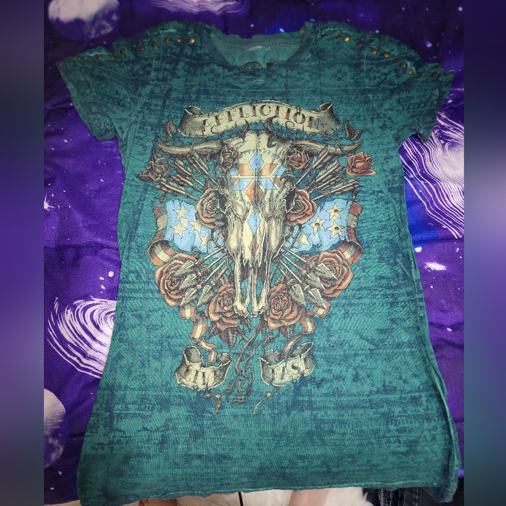 Affliction short sleeved shirt